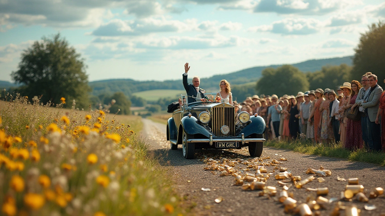 The Tradition of Tying Cans to Wedding Cars: Origins and Modern Twists