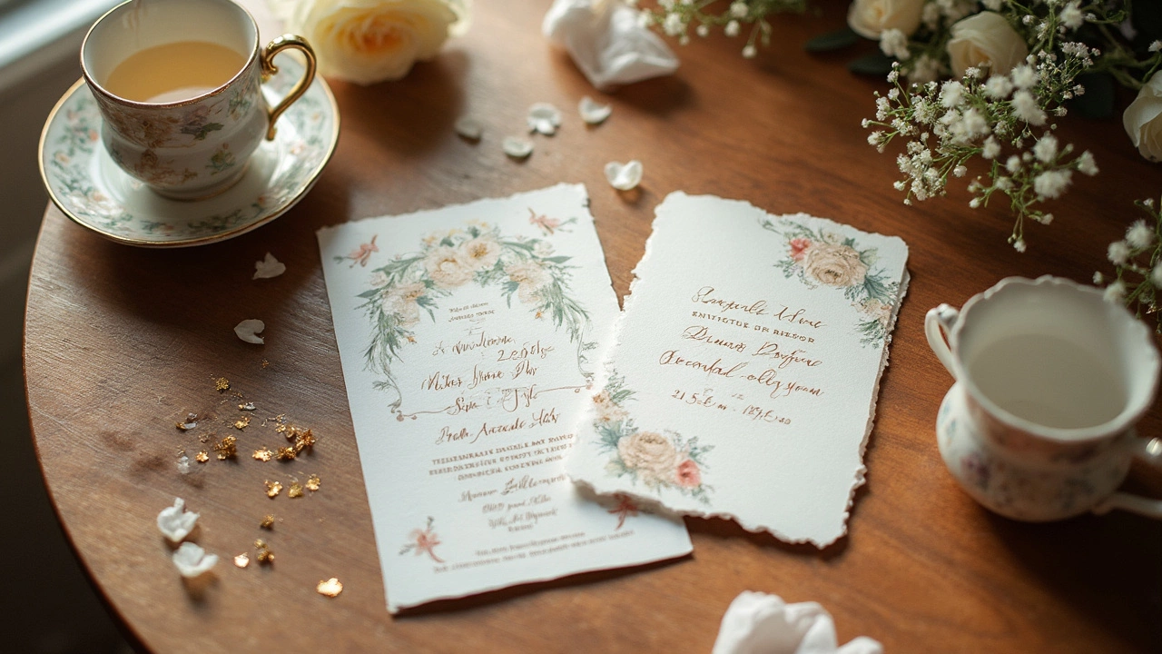 Wedding Invitations: Matte or Glossy Cards?